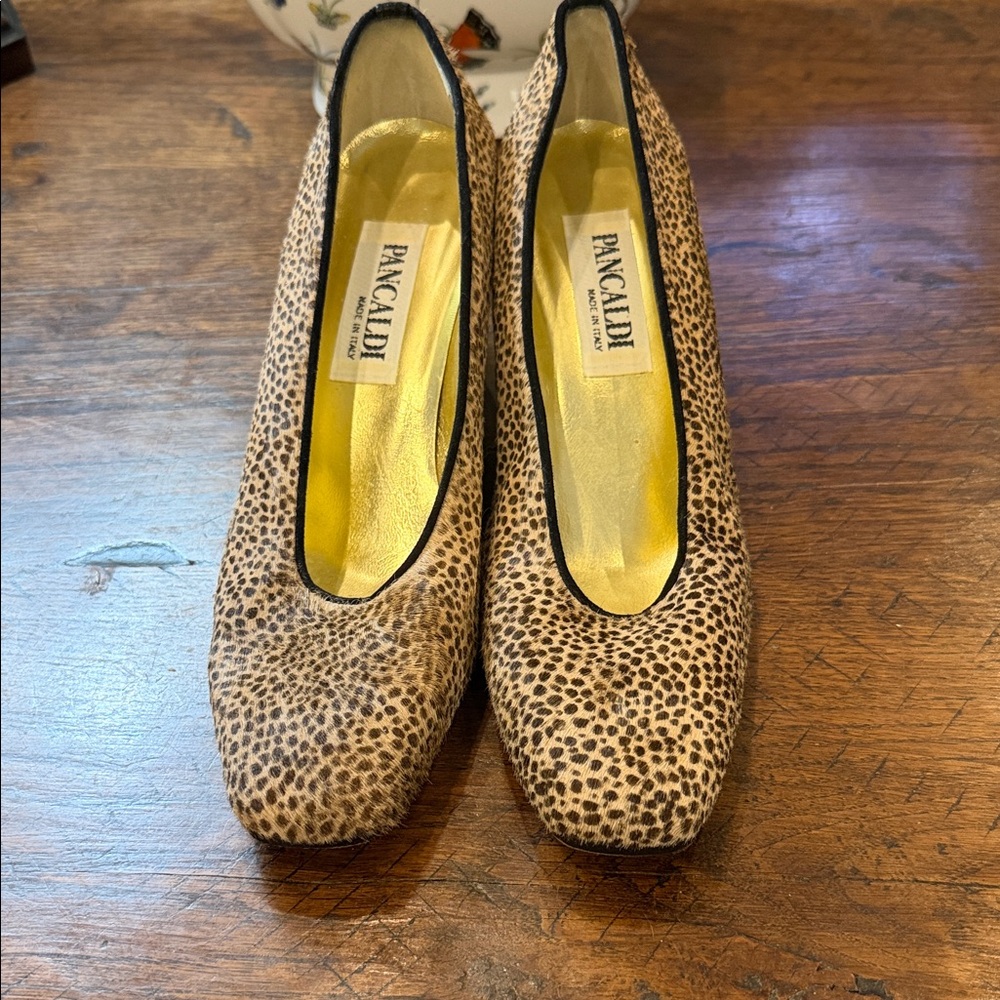 Pancaldi Leopard Print Women's Heels